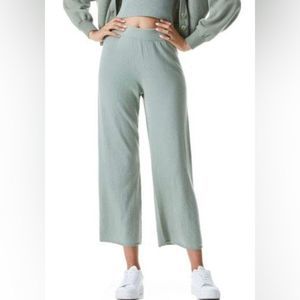 Y2K Horny Toad Cotton Blend Track Pants in Sage